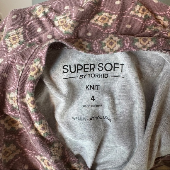 Torrid Drape Front Skater Dress - Picture 5 of 5